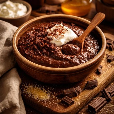 Image of Chocolate Polenta Pudding