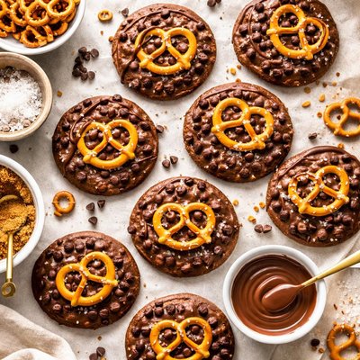 Image of Chocolate Pretzels Cookies