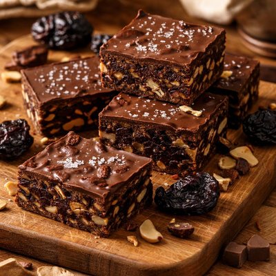 Image of Chocolate Prune Refrigerator Bars