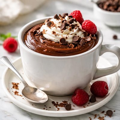 Image of Chocolate Pudding in a Mug