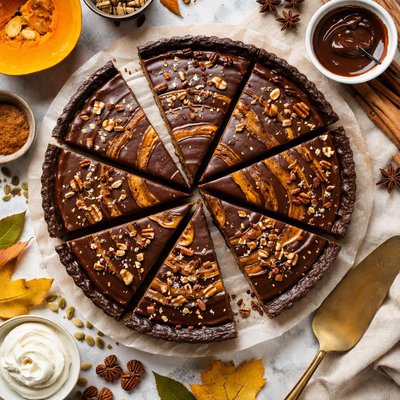 Image of Chocolate Pumpkin Tart