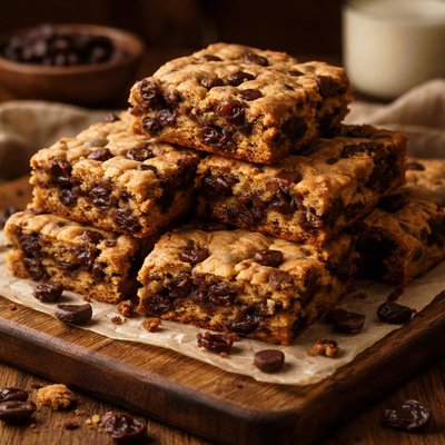 Image of Chocolate Raisin Cookie Bars