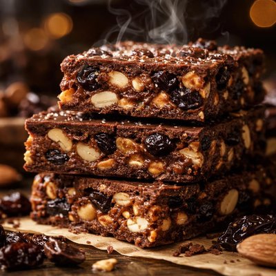 Image of Chocolate Raisin Nut Crunch Bars