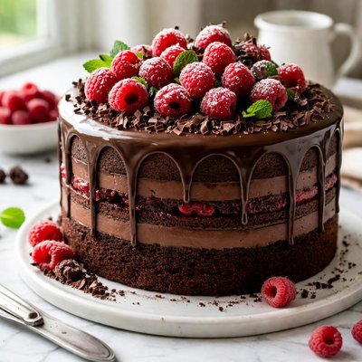 Image of Chocolate Raspberry Cake