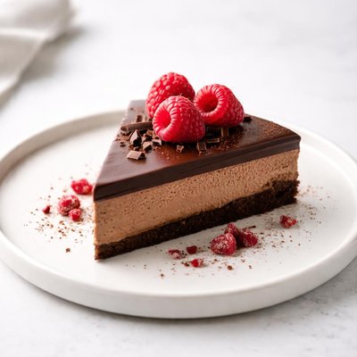 Image of Chocolate Raspberry Mousse Pie