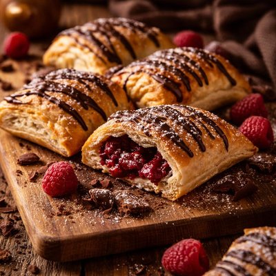 Image of Chocolate Raspberry Pillows