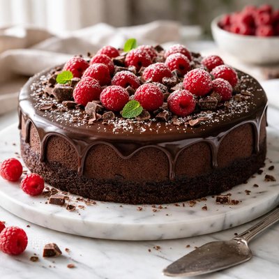 Image of Chocolate Raspberry Torte