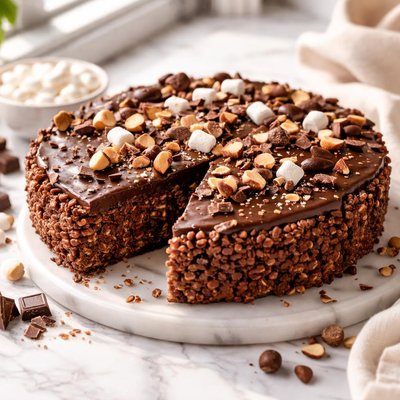 Image of Chocolate Rice Krispies Cake