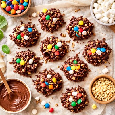 Image of Chocolate Rice Noodle Haystacks