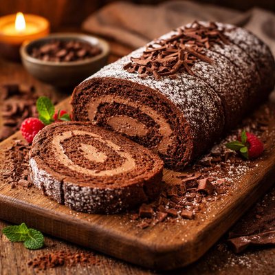 Image of Chocolate Roll Cake