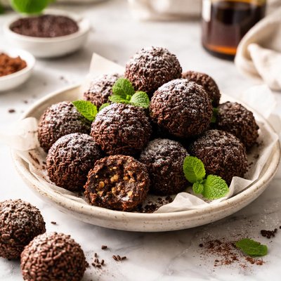 Image of Chocolate Rum Balls No Bake