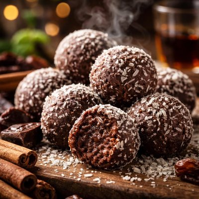 Image of Chocolate Rum Balls No Cook