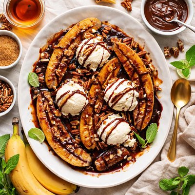 Image of Chocolate Rum Bananas