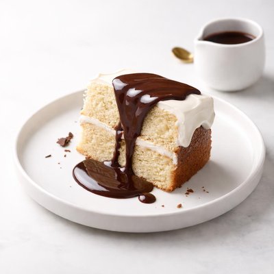 Image of Chocolate Sauce for Vanilla Cake