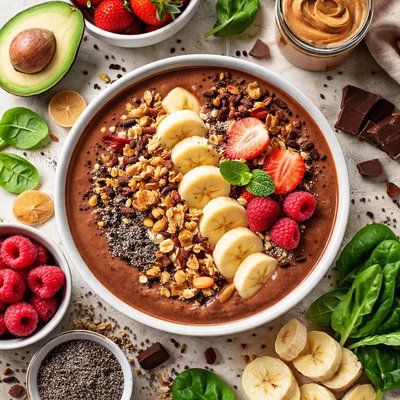 Image of Chocolate Smoothy Vegan Eat for Health