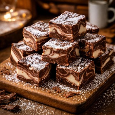 Image of Chocolate Snowswirl Fudge