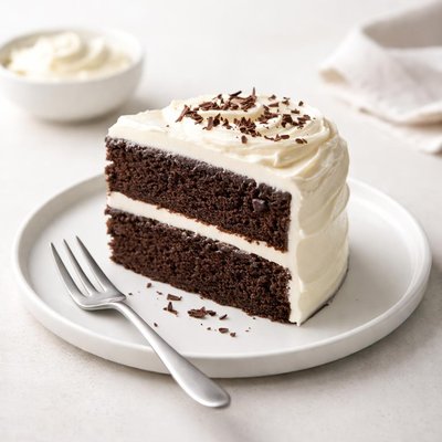 Image of Chocolate Sour Cream Cake with Sour Cream Frosting