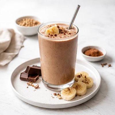 Image of Chocolate Soy Banana Smoothie