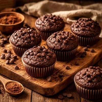 Image of Chocolate Soy Low Carb Muffins