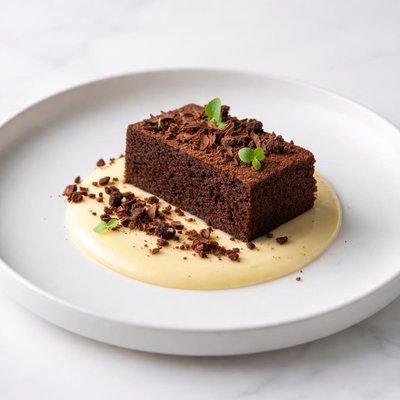Image of Chocolate Sponge Custard