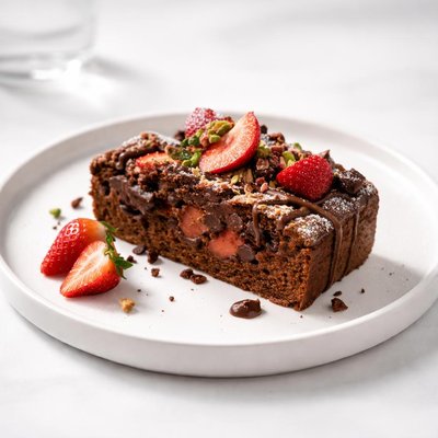 Image of Chocolate Strawberry Bread Mediterranean Style