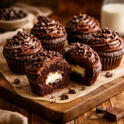 Image of Chocolate Surprise Cupcakes
