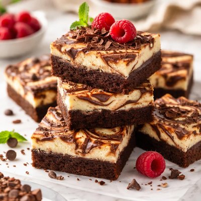 Image of Chocolate Swirl Cheesecake Brownies