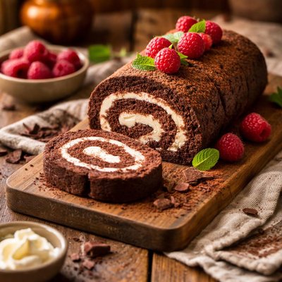 Image of Chocolate Swiss Roll