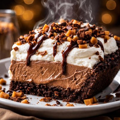 Image of Chocolate Toffee Cream Pie