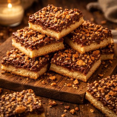 Image of Chocolate Toffee Crescent Bars