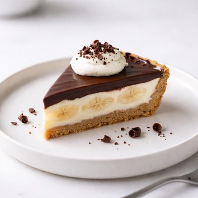 Image of Chocolate Topped Banana Cream Pie