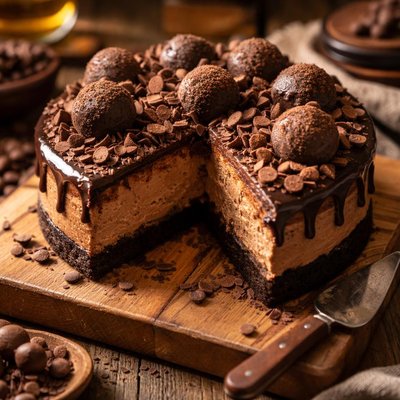 Image of Chocolate Truffle Cheesecake Death by Chocolate