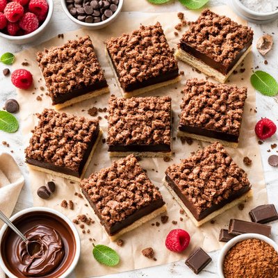 Image of Chocolate Truffle Crumb Bars