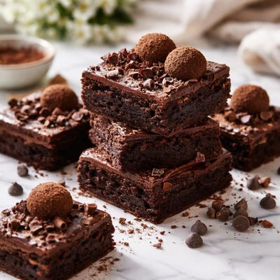 Image of Chocolate Truffle Dessert Brownies