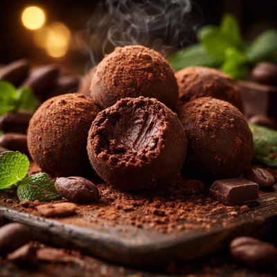 Image of Chocolate Truffles Vegan