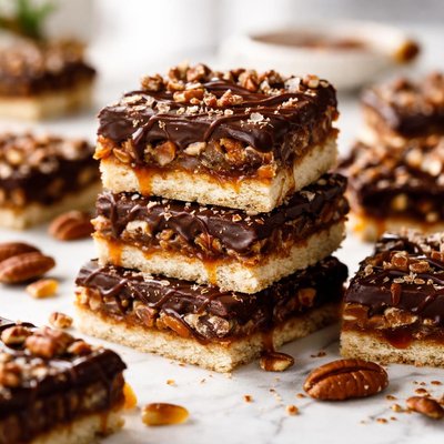 Image of Chocolate Turtle Bars