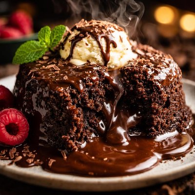 Image of Chocolate Upside Down Pudding