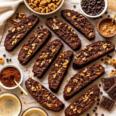 Image of Chocolate Walnut Biscotti