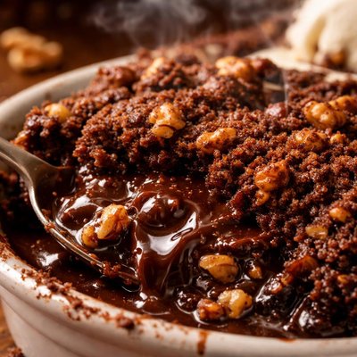 Image of Chocolate Walnut Cobbler