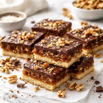 Image of Chocolate Walnut Pie Bars