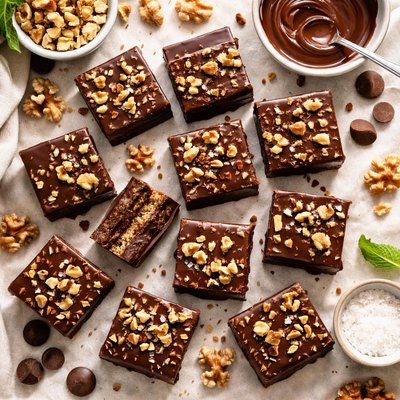 Image of Chocolate Walnut Squares