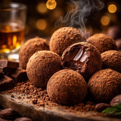 Image of Chocolate Whiskey Truffles