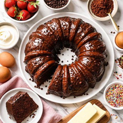 Image of Chocolate Zip Bundt Cake