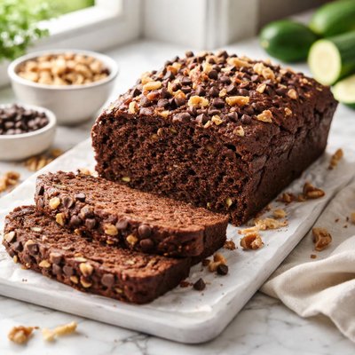 Image of Chocolate Zucchini Bread with Nuts