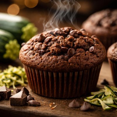 Image of Chocolate Zucchini Muffins