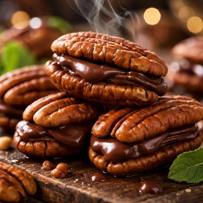 Image of Chocolatey Stuffed Pecans