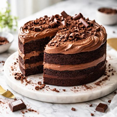 Image of Chocolatier Classic Chocolate Cake and Creamy Chocolate Frosting