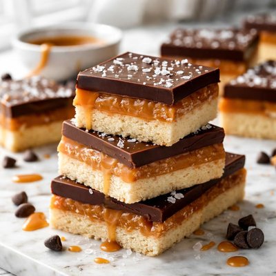 Image of Chocolaty Caramel Layer Bars