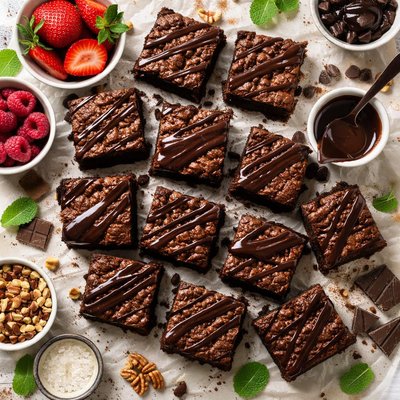 Image of Chocolaty Syrupy Brownies
