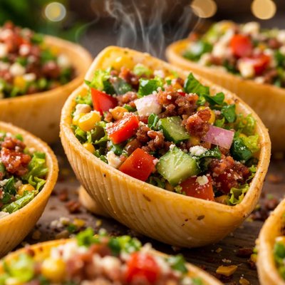 Image of Chopped Salad Appetizer Shells